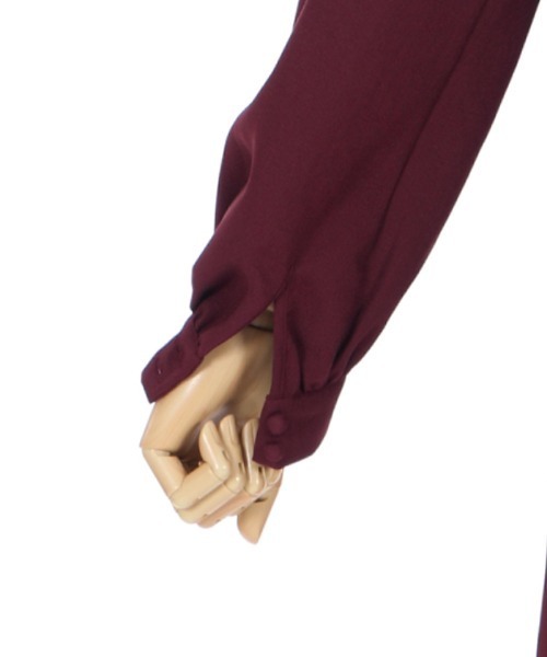 axes femme（アクシーズファム）の「ケープデザインワンピース（ワンピース・レディース・ラベンダー/ワイン/ブラック・MEDIUM）」の12枚目の写真