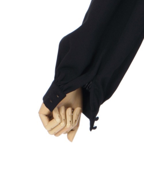 axes femme（アクシーズファム）の「ケープデザインワンピース（ワンピース・レディース・ラベンダー/ワイン/ブラック・MEDIUM）」の22枚目の写真