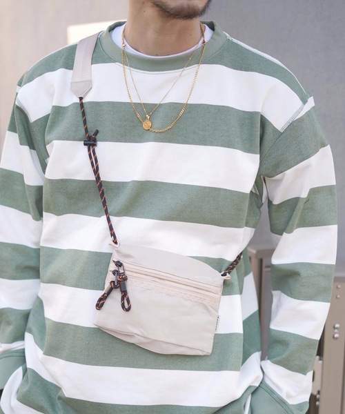 TAIKAN（テイケン）の「【TAIKAN / テイケン】SACOCHE BAG SMALL  / サコッシュ（ショルダーバッグ・メンズ・ベージュ・SMALL）」の16枚目の写真