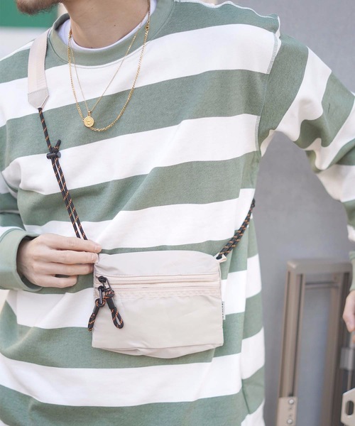 TAIKAN（テイケン）の「【TAIKAN / テイケン】SACOCHE BAG SMALL  / サコッシュ（ショルダーバッグ・メンズ・ベージュ・SMALL）」の17枚目の写真