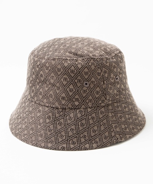 WEGO（ウィゴー）の「WEGO/モノグラムハット（ハット・レディース・ブラウン/ベージュ・FREE）」の9枚目の写真