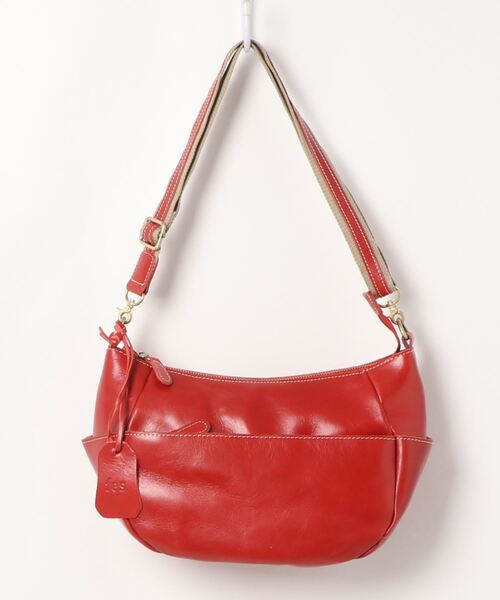 fes（フェス）の「fes/フェス カウレザー ショルダーバッグ（ショルダーバッグ・レディース・キャメル/レッド/ネイビー/グリーン・FREE）」の4枚目の写真