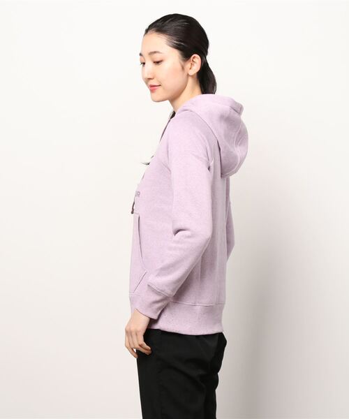 UNDER ARMOUR（アンダーアーマー）の「アンダーアーマー  UA Rival Fleece Logo Hoodie（パーカー・レディース・ブラック/ライラック/クリーム・S/XL/L/M）」の4枚目の写真