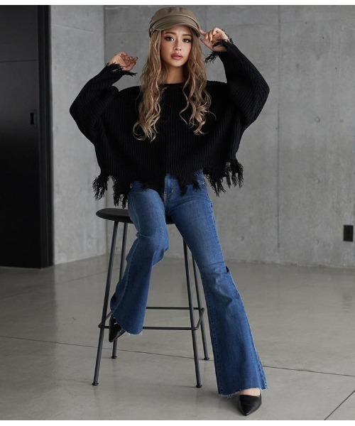 ANAP(アナップ)の「フェイクレザーキャスケット(キャスケット・レディース・ブラック/グレイッシュベージュ・FREE)」の16枚目の写真