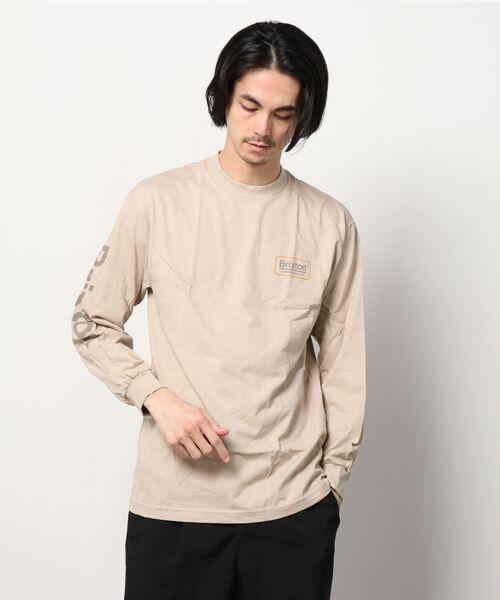 BRIXTON（ブリクストン）の「【BRIXTON】PALMER II L/S STT（Tシャツ/カットソー・メンズ・サンドベージュ/ブラック・X-LARGE/LARGE/MEDIUM）」の13枚目の写真