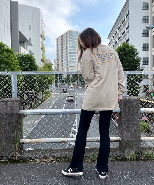 BRIXTON（ブリクストン）の「【BRIXTON】PALMER II L/S STT（Tシャツ/カットソー・メンズ・サンドベージュ/ブラック・X-LARGE/LARGE/MEDIUM）」の11枚目の写真