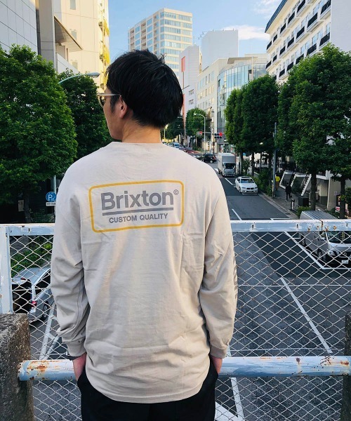 BRIXTON（ブリクストン）の「【BRIXTON】PALMER II L/S STT（Tシャツ/カットソー・メンズ・サンドベージュ/ブラック・X-LARGE/LARGE/MEDIUM）」の7枚目の写真