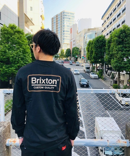 BRIXTON（ブリクストン）の「【BRIXTON】PALMER II L/S STT（Tシャツ/カットソー・メンズ・サンドベージュ/ブラック・X-LARGE/LARGE/MEDIUM）」の6枚目の写真