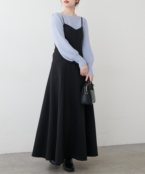 natural couture(ナチュラルクチュール)の「マシュマロフェザー前後2WAY柔らかニット(ニット/セーター・レディース・アイボリー/サックスブルー/パープル/グレイッシュベージュ/ピンク/ミント・FREE)」の20枚目の写真