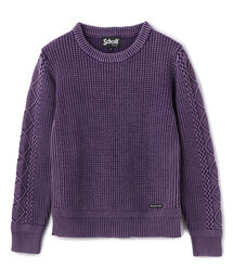 schott | Schott/ショット/DULL COLOR CREWNECK KNIT/ダルカラー クルーネックニット(ニット/セーター)