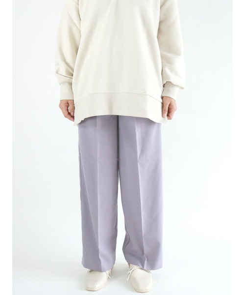 Lugnoncure(ルノンキュール)の「タブ付パンツ(その他パンツ・レディース・グレー/パープル/ネイビー/ブラック・MEDIUM/LARGE)」の4枚目の写真
