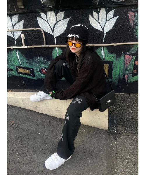 XU（エックスユー）の「ストリートファッション XU エックスユー stitch beanie ステッチ ビーニー ニット帽 ショートビーニー（ニットキャップ/ビーニー・メンズ・ブラック/ベージュ・ONE SIZE）」の5枚目の写真