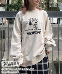 SNOOPYラグランスウェット