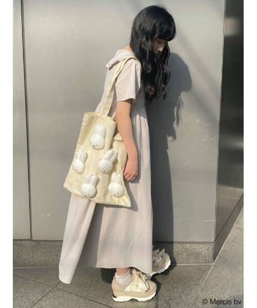 merry jenny（メリージェニー）の「もこもこmiffyトート（トートバッグ・レディース・ブラック/アイボリー・FREE）」の9枚目の写真