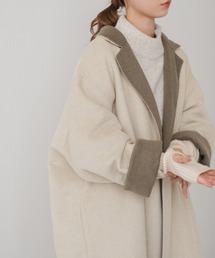 リバーシブルチェスターロングコート