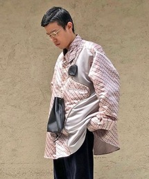 Re:quaL(R[)́yRe:quaLz Neck-tie Fabric Liner Shirt Jacket(u])