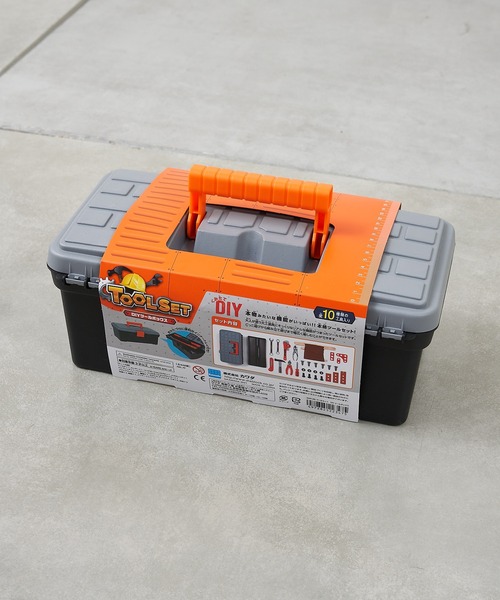 CIAOPANIC TYPY(チャオパニックティピー)の「【KIDS】TOOL SET TOOLBOX(おもちゃ・キッズ・オレンジ・ONE SIZE)」の1枚目の写真