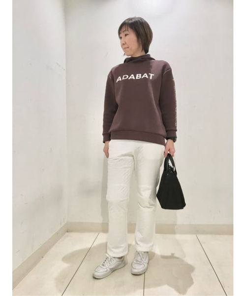 adabat(アダバット)の「◆【モチふわ 軽い着心地】ロゴパーカー NEWスタンダードシリーズ(パーカー・レディース・ブラック/ボルドー/グレー系4・36/38/40/42)」の13枚目の写真