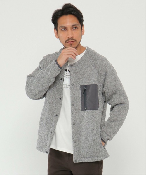 ikka（イッカ）の「セーターフリースカーディガン（カーディガン/ボレロ・メンズ・チャコールグレー/グレー・S/M/L/XL）」の2枚目の写真