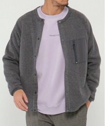 セーターフリースカーディガン