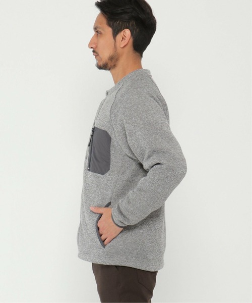 ikka（イッカ）の「セーターフリースカーディガン（カーディガン/ボレロ・メンズ・チャコールグレー/グレー・S/M/L/XL）」の18枚目の写真