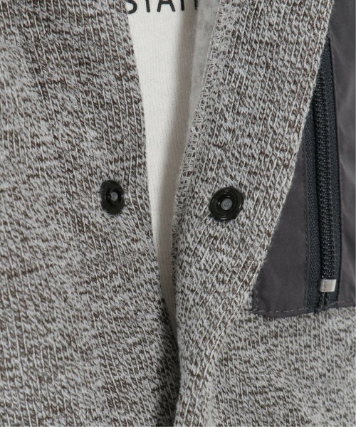 ikka（イッカ）の「セーターフリースカーディガン（カーディガン/ボレロ・メンズ・チャコールグレー/グレー・S/M/L/XL）」の9枚目の写真