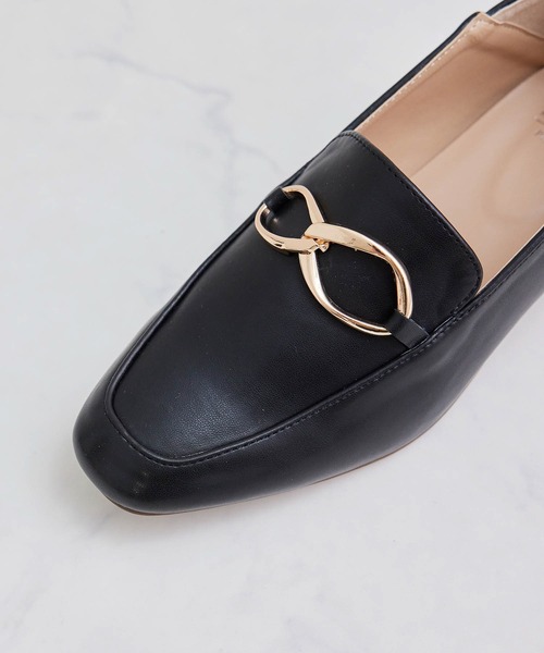 ROPE' PICNIC(ロペピクニック)の「アシンメトリービットローファーバブーシュ(ローファー・レディース・ブラック/ベージュ/キナリ・23.5cm/24.5cm/23.0cm/24.0cm)」の6枚目の写真