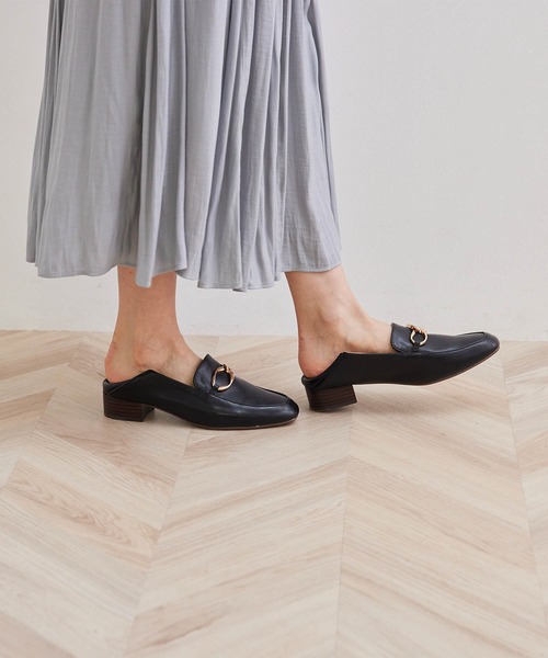 ROPE' PICNIC(ロペピクニック)の「アシンメトリービットローファーバブーシュ(ローファー・レディース・ブラック/ベージュ/キナリ・23.5cm/24.5cm/23.0cm/24.0cm)」の15枚目の写真