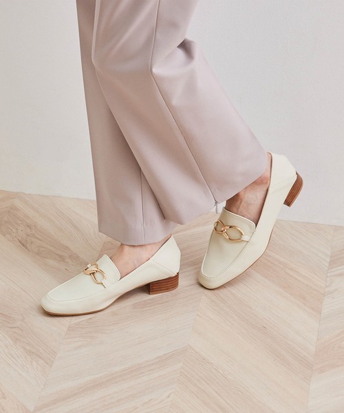 ROPE' PICNIC(ロペピクニック)の「アシンメトリービットローファーバブーシュ(ローファー・レディース・ブラック/ベージュ/キナリ・23.5cm/24.5cm/23.0cm/24.0cm)」の13枚目の写真