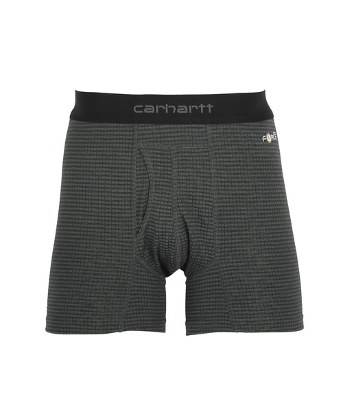 Carhartt カーハート ロング ボクサーパンツ メンズ アンダーウェア 下着 前開き ツルツル かっこいい おしゃれ 防臭 速乾 無地 ロゴ ワンポイント シンプル