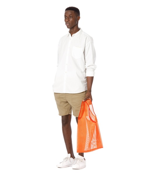 DAILY STANDARD by SANDINISTA(デイリースタンダードバイサンディニスタ)の「CORDURA Mesh Market Bag / コーデュラメッシュマーケットバッグ(エコバッグ/サブバッグ・メンズ・ブラック/ネイビー/グレー/オレンジ/オリーブ/ベージュ・FREE)」の16枚目の写真
