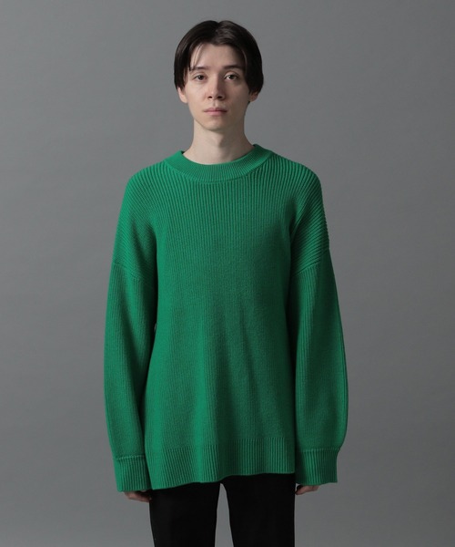 HARE(ハレ)の「【WEB限定】オーバーサイズカラーニットプルオーバー(HARE)(ニット/セーター・メンズ・オフホワイト/グリーン/ブルー/イエロー/レッド・SMALL/MEDIUM)」の21枚目の写真