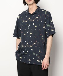 スタジオニコルソン STUDIO NICHOLSON / ZANZA SPOT PRINT SHIRT