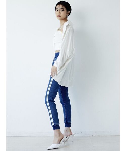 GYDA(ジェイダ)の「バインダービスチェ(キャミソール・レディース・ブラック/オフホワイト・FREE)」の18枚目の写真