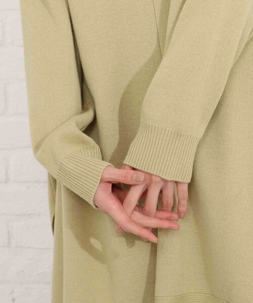 SHOO・LA・RUE（シューラルー）の「◆コクーンスリットチュニックワンピース（ワンピース・レディース・グレー/レモンイエロー/ブラック系2/アイボリー系2・00）」の5枚目の写真