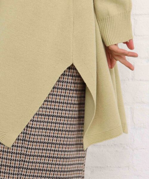 SHOO・LA・RUE（シューラルー）の「◆コクーンスリットチュニックワンピース（ワンピース・レディース・グレー/レモンイエロー/ブラック系2/アイボリー系2・00）」の8枚目の写真