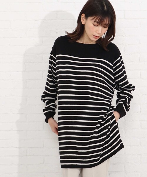 SHOO・LA・RUE（シューラルー）の「◆コクーンスリットチュニックワンピース（ワンピース・レディース・グレー/レモンイエロー/ブラック系2/アイボリー系2・00）」の20枚目の写真