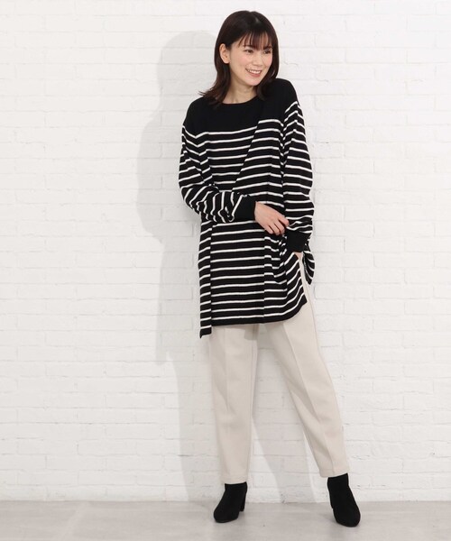 SHOO・LA・RUE（シューラルー）の「◆コクーンスリットチュニックワンピース（ワンピース・レディース・グレー/レモンイエロー/ブラック系2/アイボリー系2・00）」の13枚目の写真