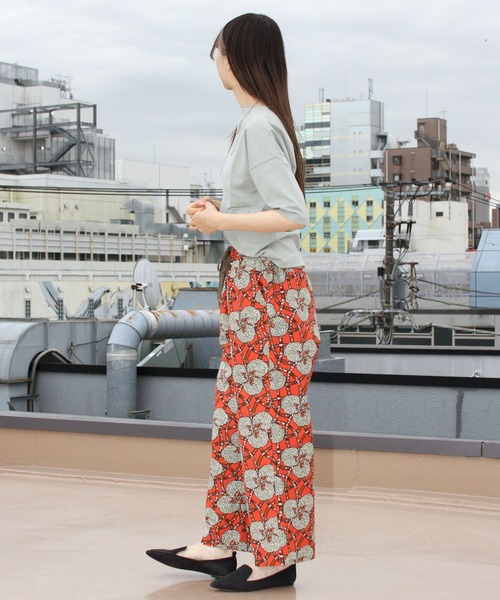 ORCIVAL（オーシバル）の「ORCIVAL/オーシバル　40/2 ボートネックドロップショルダーハーフスリーブ　ソリッド BOATNECK DROP SHOULDER HALFSLEEVE SOLID OR-C0065 BFJ（Tシャツ/カットソー・レディース・ホワイト/ブラック/アイボリー/ブルーグレー/グレイッシュブルー/ミント・1）」の18枚目の写真