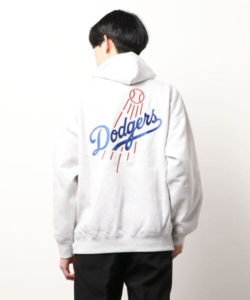 Right-on（ライトオン）の「【MLB】スウェットパーカー（パーカー・メンズ・グレー/ネイビー/レッド・XL/L/M）」の7枚目の写真