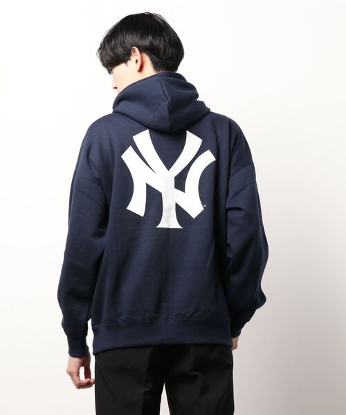 Right-on（ライトオン）の「【MLB】スウェットパーカー（パーカー・メンズ・グレー/ネイビー/レッド・XL/L/M）」の6枚目の写真