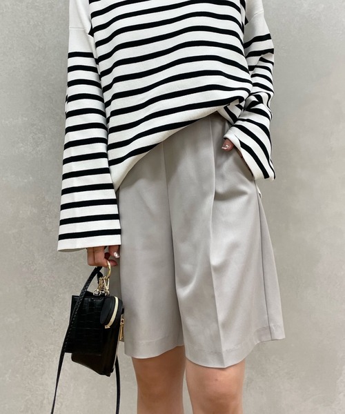 DouDou（ドゥドゥ）の「スプリングカルゼショートパンツ（その他パンツ・レディース・ライトグレー/ブラック・FREE）」の16枚目の写真