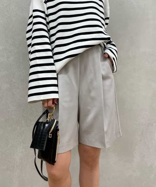 DouDou（ドゥドゥ）の「スプリングカルゼショートパンツ（その他パンツ・レディース・ライトグレー/ブラック・FREE）」の17枚目の写真