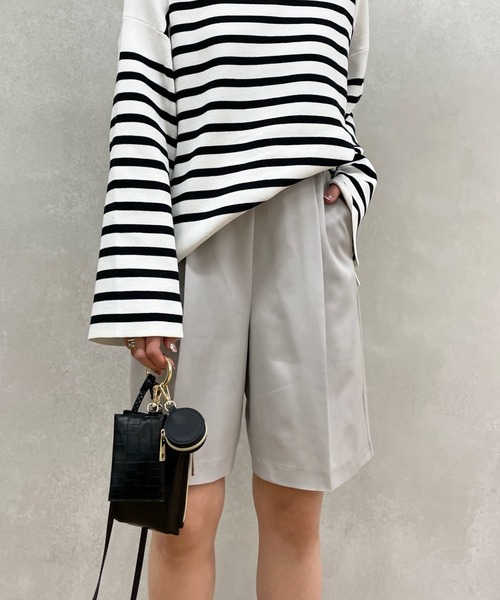 DouDou（ドゥドゥ）の「スプリングカルゼショートパンツ（その他パンツ・レディース・ライトグレー/ブラック・FREE）」の19枚目の写真