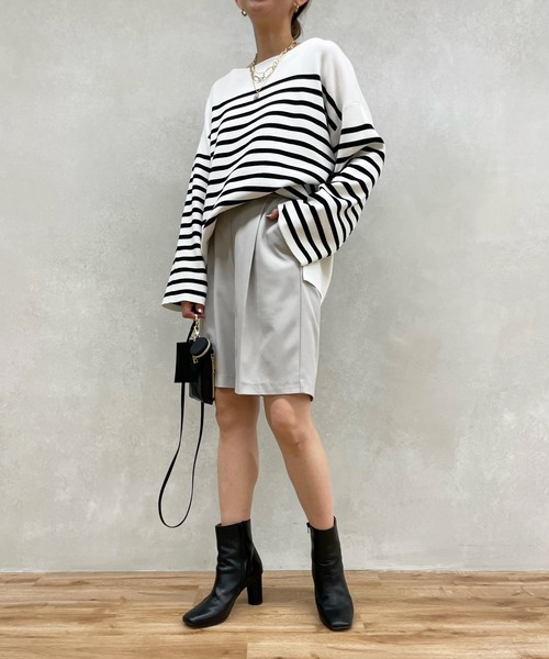 DouDou（ドゥドゥ）の「スプリングカルゼショートパンツ（その他パンツ・レディース・ライトグレー/ブラック・FREE）」の14枚目の写真