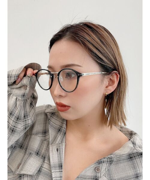 GYDA（ジェイダ）の「メタルテンプルボストンサングラス（サングラス・レディース・ブラック/ブラウン・FREE）」の11枚目の写真