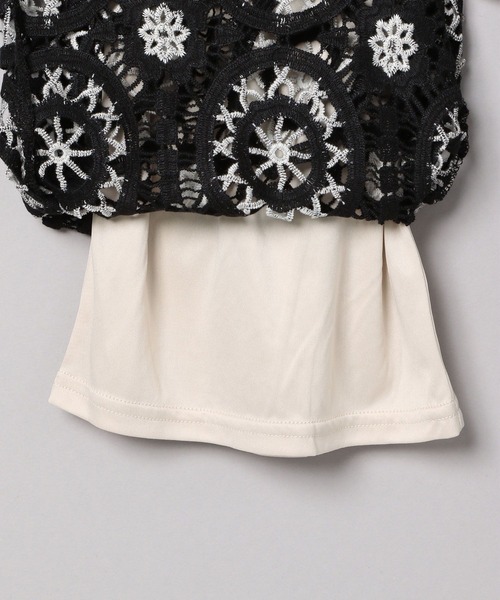 JEANASIS（ジーナシス）の「アンティーククロシェパンツ/275538（その他パンツ・レディース・ブラック/オレンジ・FREE）」の6枚目の写真