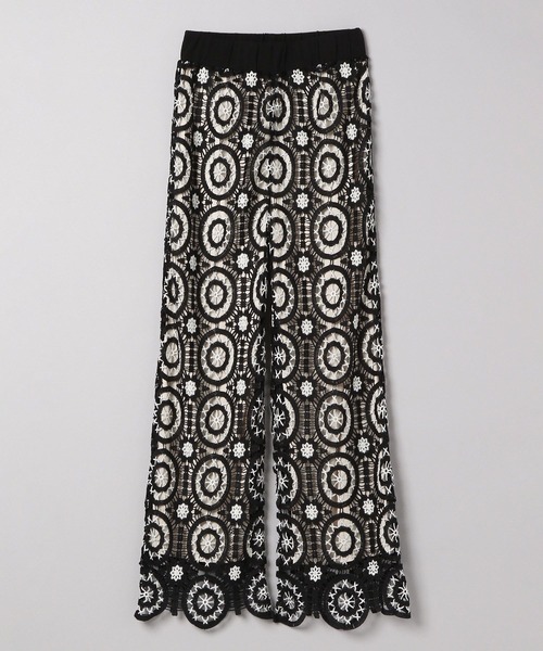 JEANASIS（ジーナシス）の「アンティーククロシェパンツ/275538（その他パンツ・レディース・ブラック/オレンジ・FREE）」の10枚目の写真