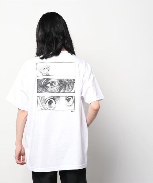 BAIT（ベイト）の「BAIT × 進撃の巨人 ARMIN TEE 224-AOT-TEE-001（Tシャツ/カットソー・メンズ・ホワイト・LARGE/MEDIUM/X-LARGE/XX-LARGE）」の12枚目の写真