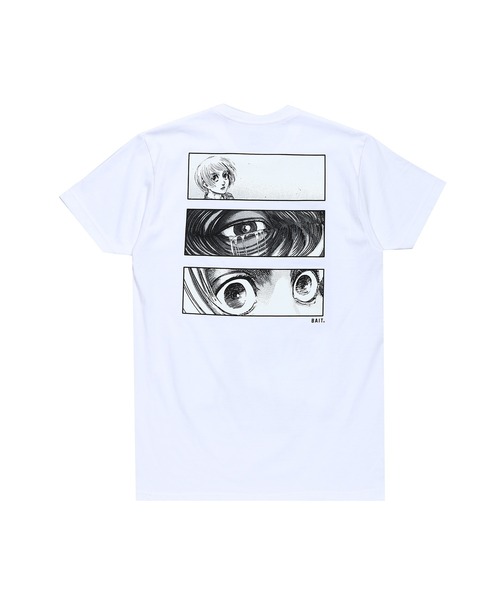 BAIT（ベイト）の「BAIT × 進撃の巨人 ARMIN TEE 224-AOT-TEE-001（Tシャツ/カットソー・メンズ・ホワイト・LARGE/MEDIUM/X-LARGE/XX-LARGE）」の7枚目の写真
